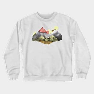 Jaguar in the Mountains by Sunset Crewneck Sweatshirt